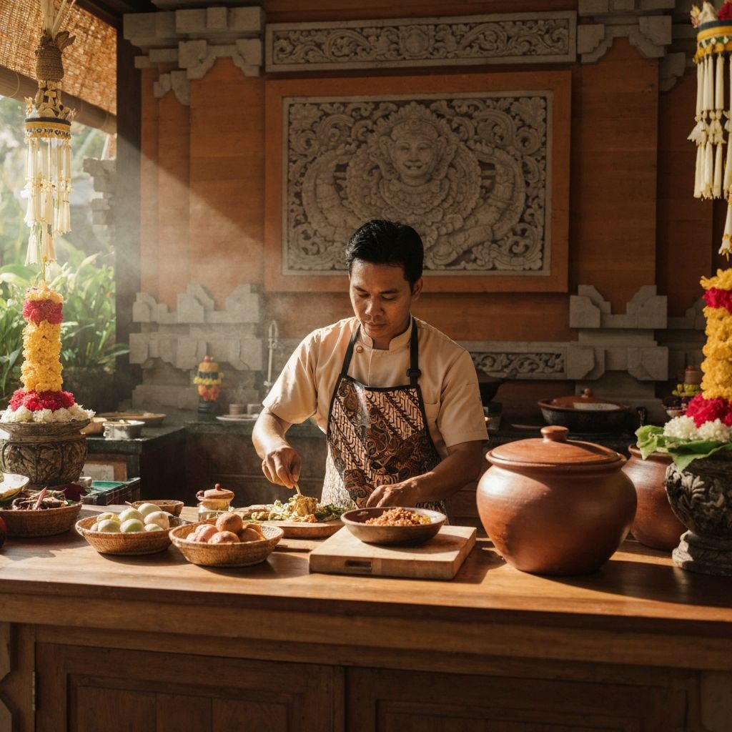 Traditional Balinese kitchen